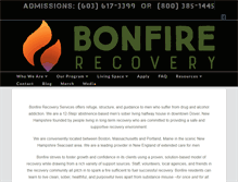 Tablet Screenshot of bonfirerecovery.com